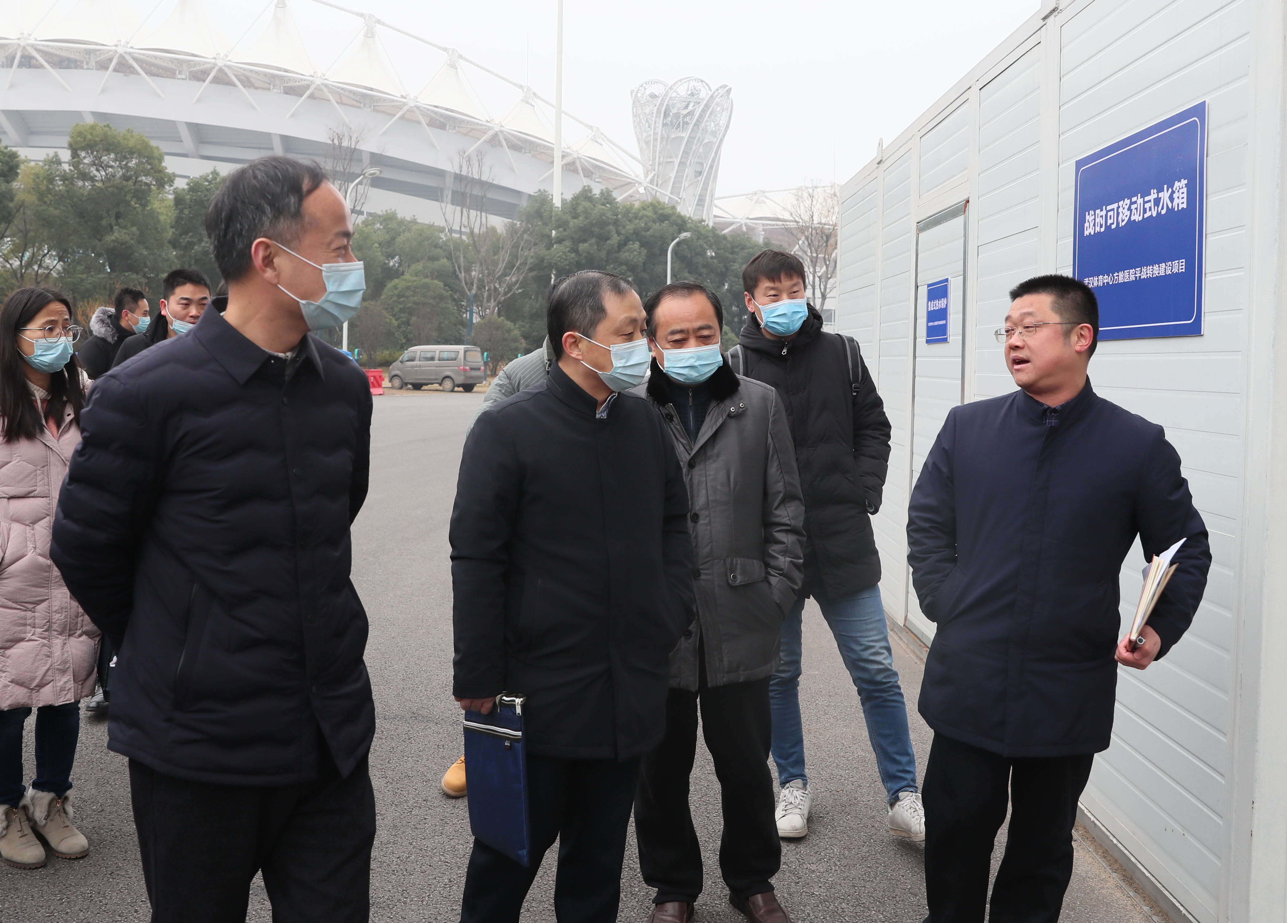 市纪委监委派驻市城建局纪检监察组调研九游体育平战结合改造项目(图3) 市纪委监委派驻市城建局纪检监察组调研九游体育平战结合改造项目(图3)