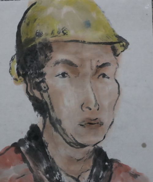 致敬军运劳动者 手绘最美奋斗人 华师美院学生为军运会建设者画像(图10) 致敬军运劳动者 手绘最美奋斗人 华师美院学生为军运会建设者画像(图10)